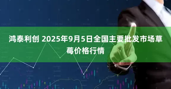 鸿泰利创 2025年9月5日全国主要批发市场草莓价格行情