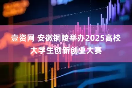 壹资网 安徽铜陵举办2025高校大学生创新创业大赛